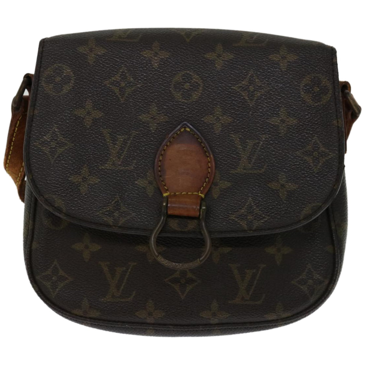 LOUIS VUITTON Monogram Saint Cloud MM Shoulder Bag M51243 LV Auth 67382