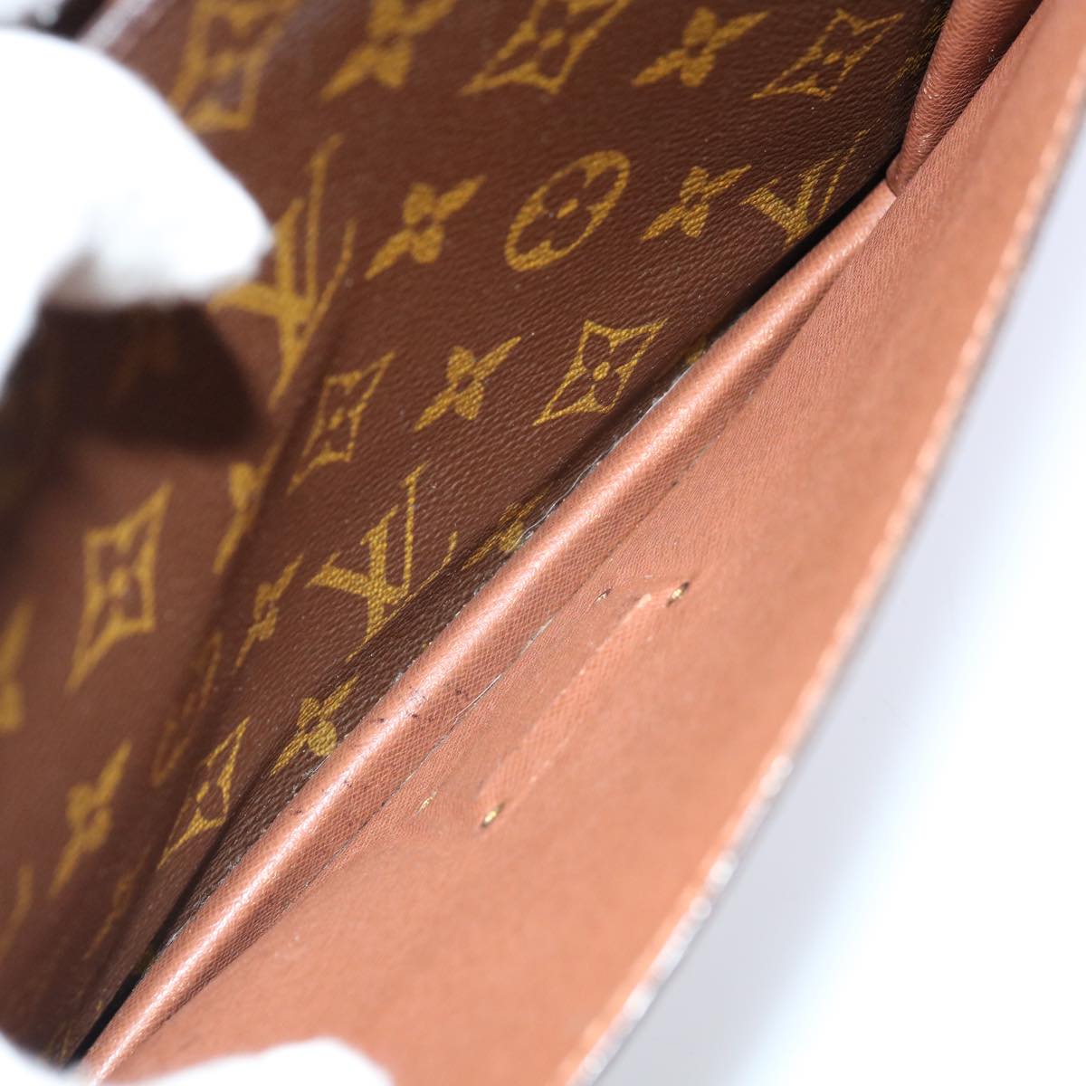 LOUIS VUITTON Monogram Monceau 28 Hand Bag 2way M51185 LV Auth 67394