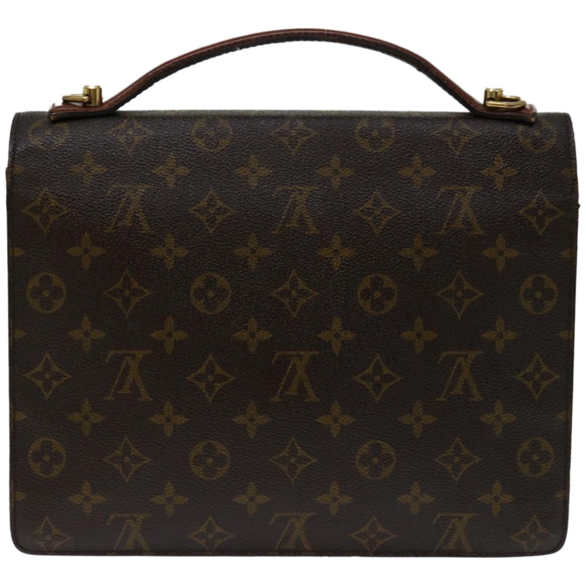 LOUIS VUITTON Monogram Monceau 28 Hand Bag 2way M51185 LV Auth 67394