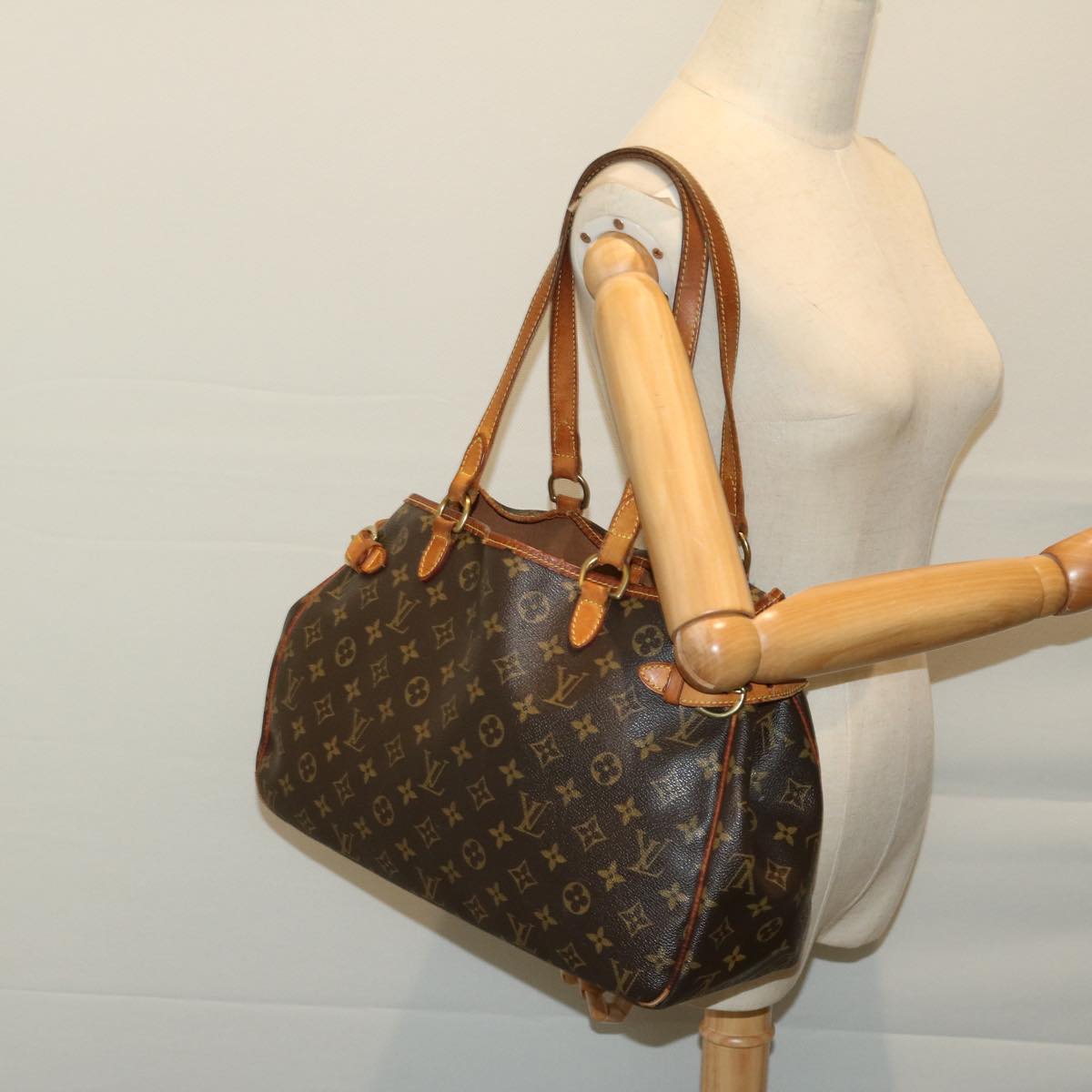 LOUIS VUITTON Monogram Batignolles Horizontal Tote Bag M51154 LV Auth 67404