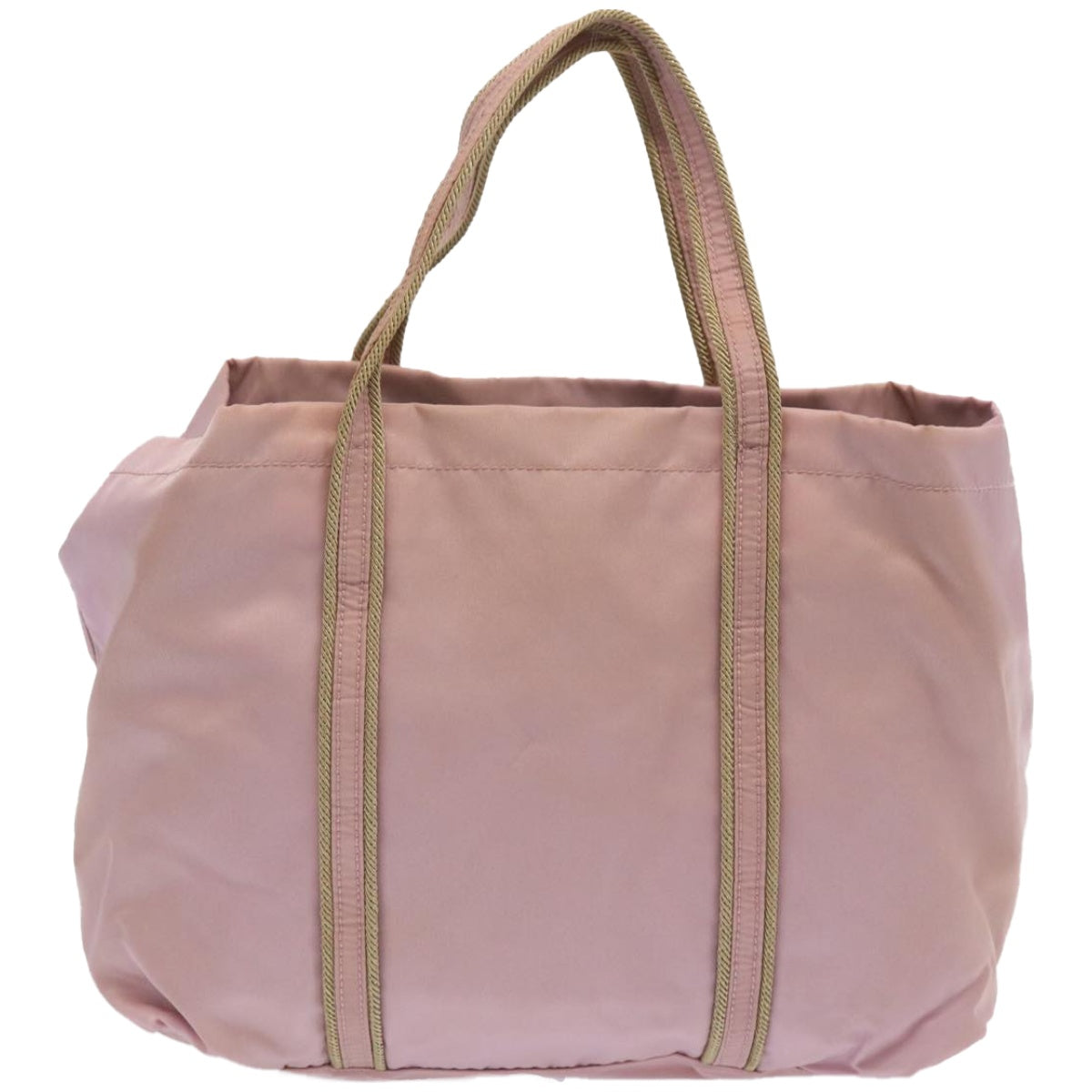 PRADA Hand Bag Nylon Pink Auth 67416