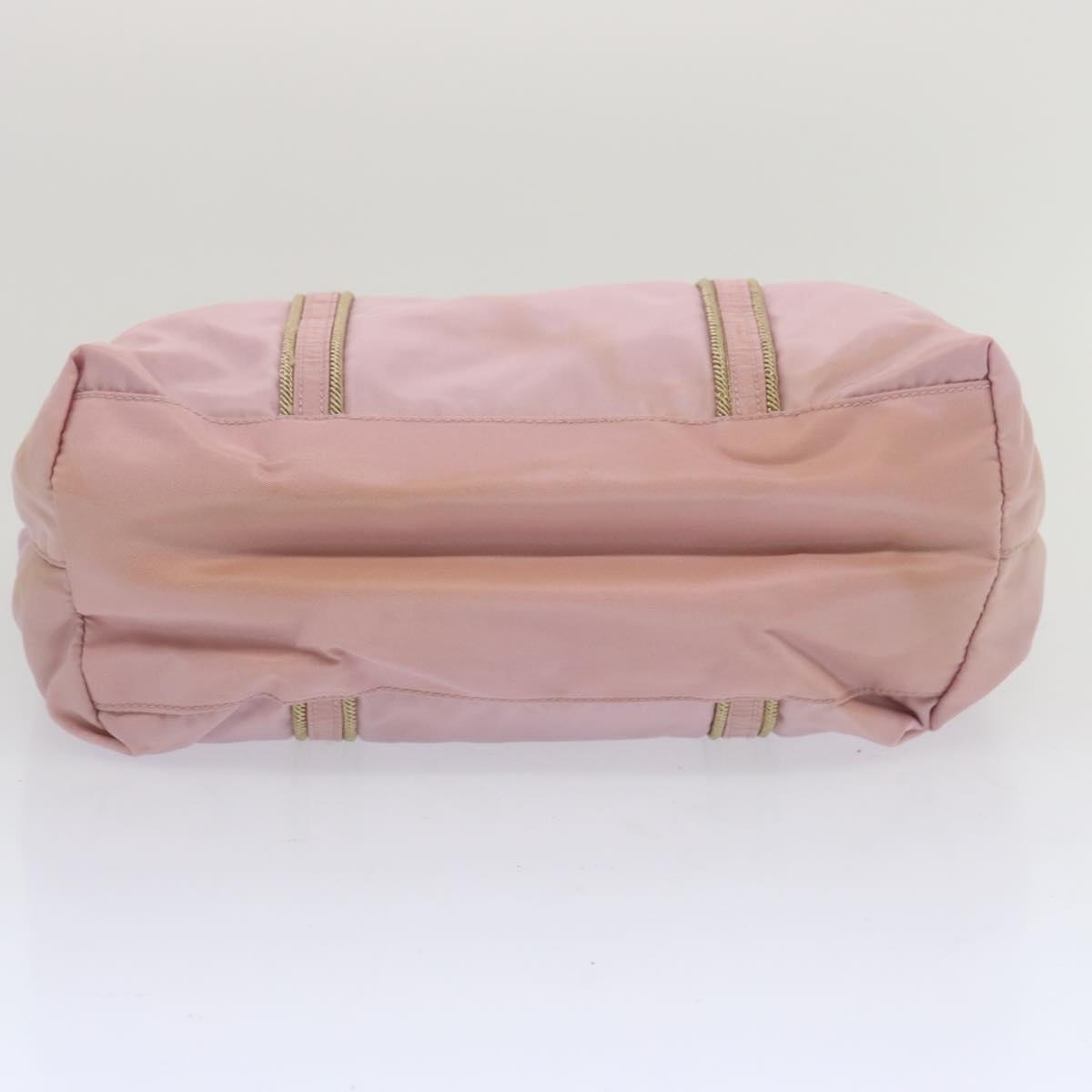 PRADA Hand Bag Nylon Pink Auth 67416