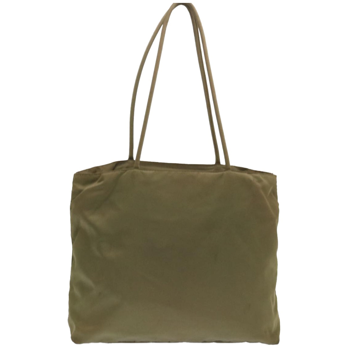 PRADA Tote Bag Nylon Khaki Auth 67418