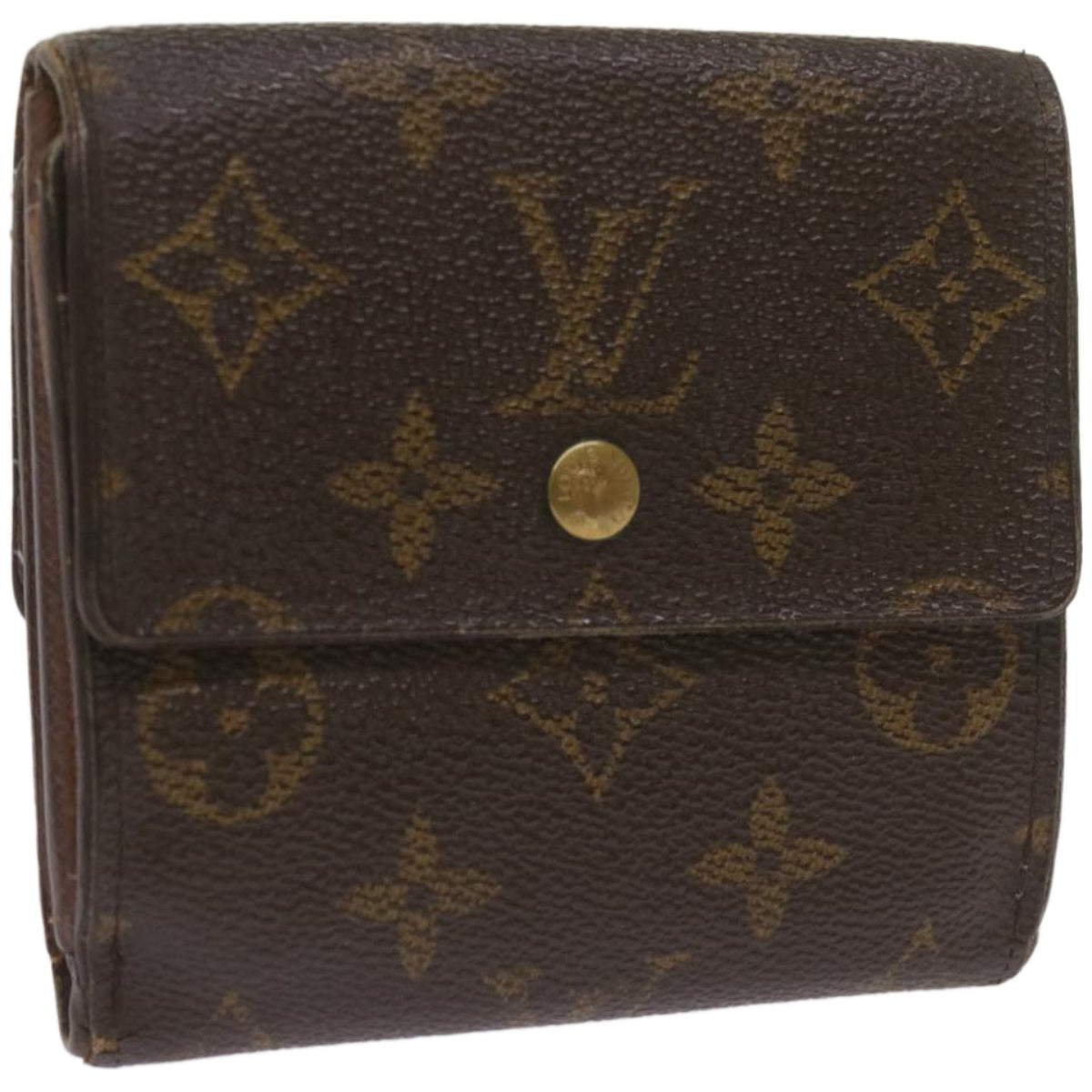 LOUIS VUITTON Monogram Portefeuille Elise Wallet M61654 LV Auth 67422