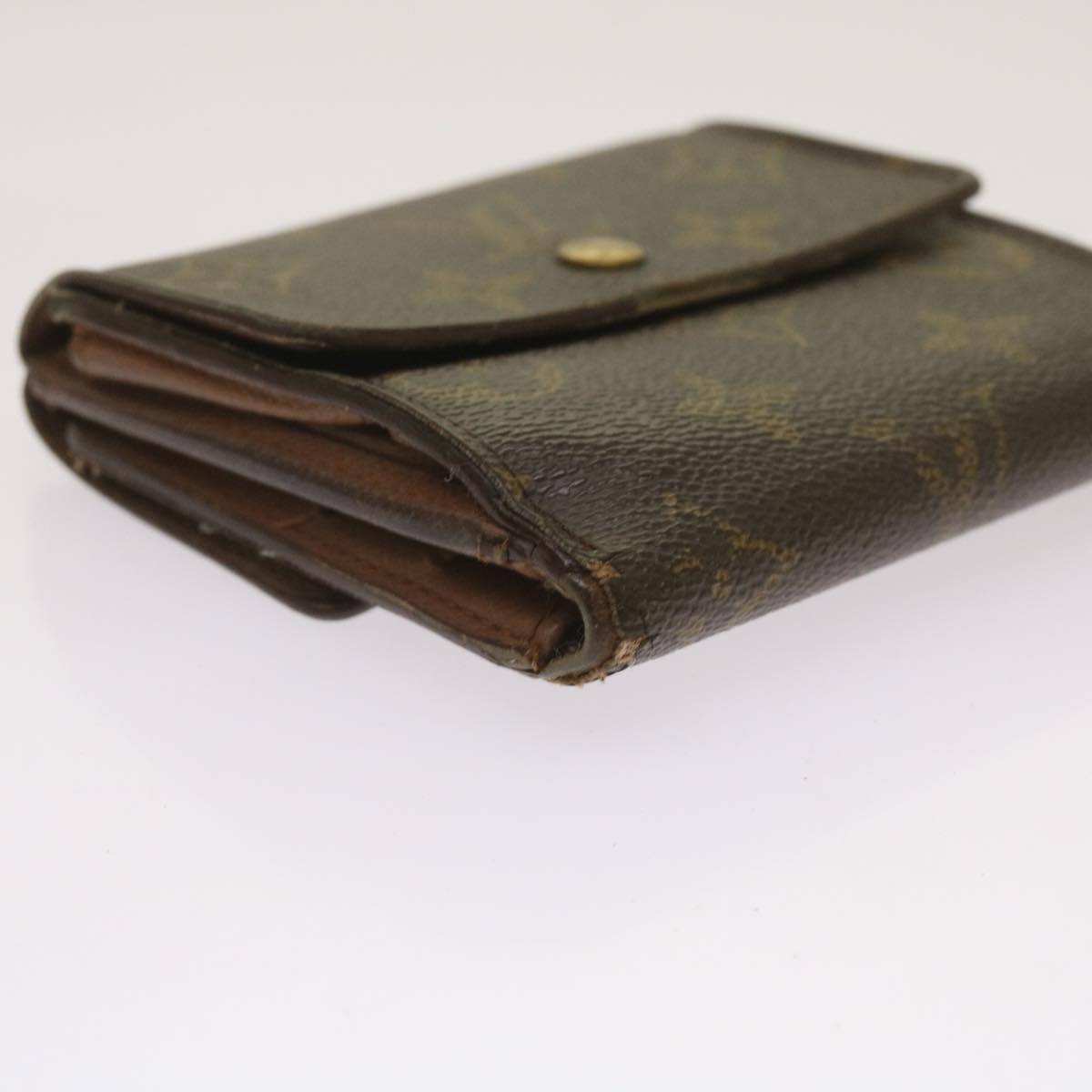 LOUIS VUITTON Monogram Portefeuille Elise Wallet M61654 LV Auth 67422