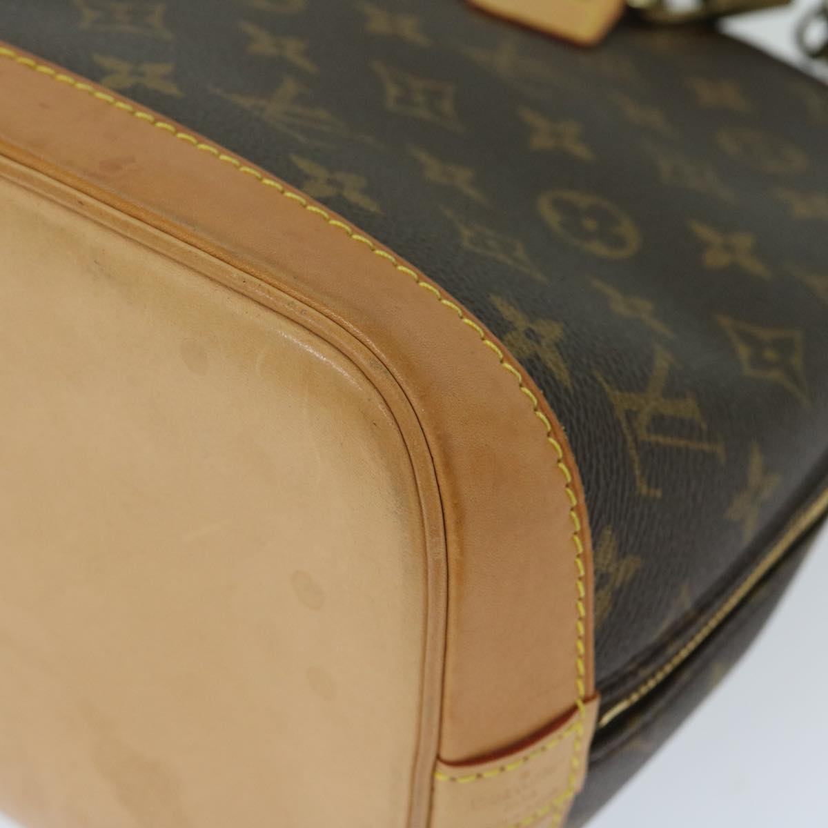 LOUIS VUITTON Monogram Alma Hand Bag M51130 LV Auth 67449