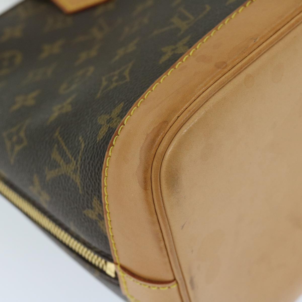 LOUIS VUITTON Monogram Alma Hand Bag M51130 LV Auth 67449