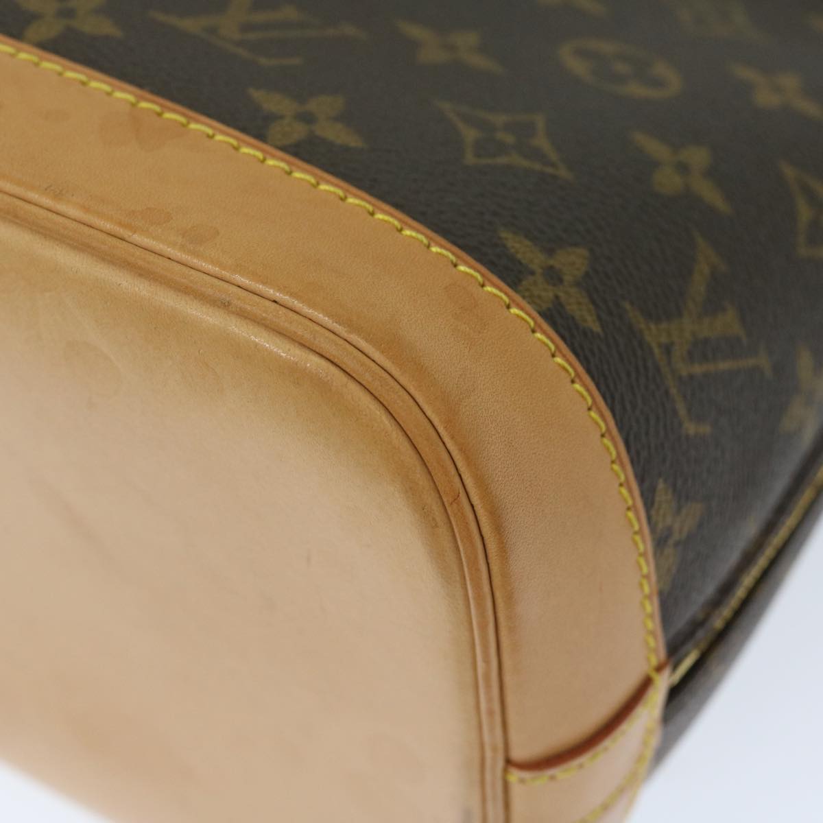 LOUIS VUITTON Monogram Alma Hand Bag M51130 LV Auth 67449