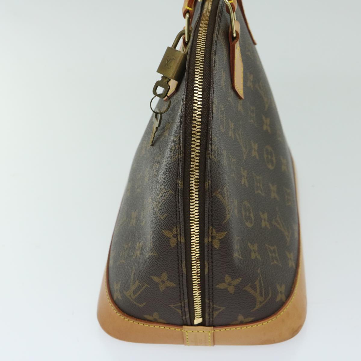 LOUIS VUITTON Monogram Alma Hand Bag M51130 LV Auth 67449