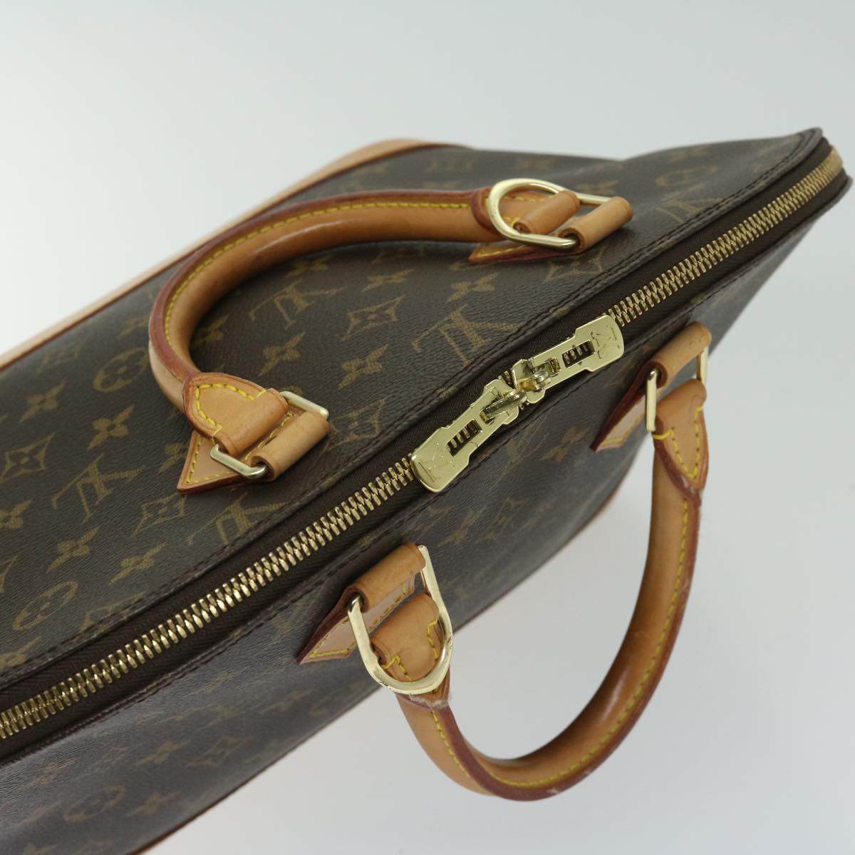 LOUIS VUITTON Monogram Alma Hand Bag M51130 LV Auth 67449