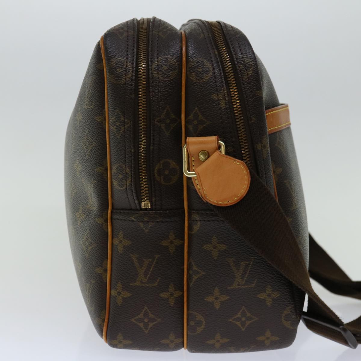 LOUIS VUITTON Monogram Reporter GM Shoulder Bag M45252 LV Auth 67462