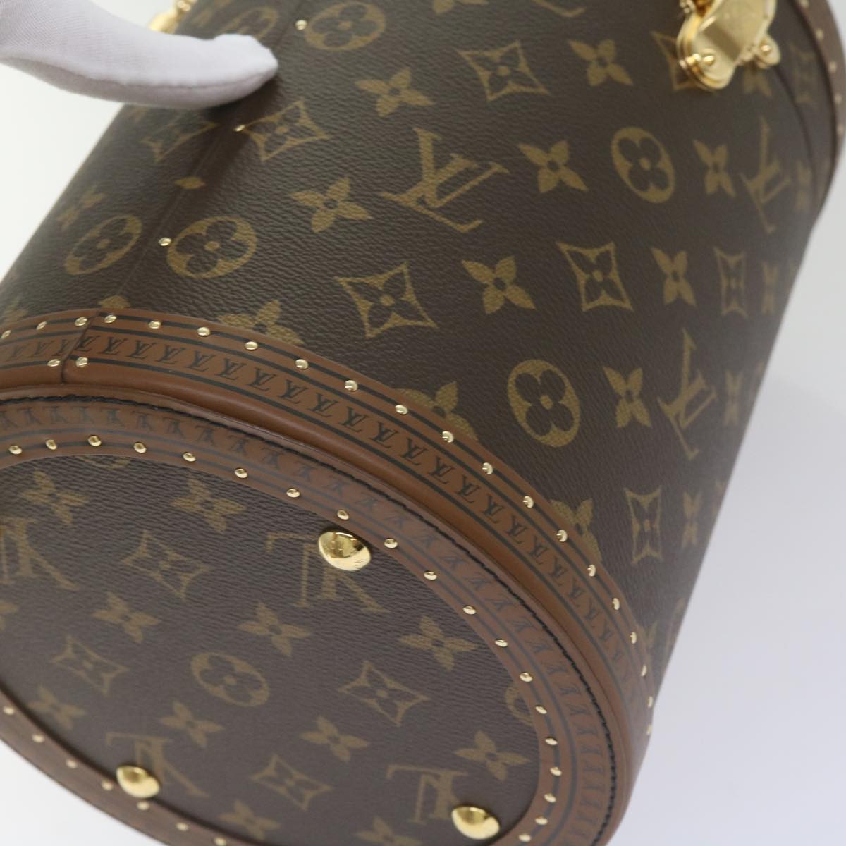 LOUIS VUITTON Monogram Vesque Cannes Hand Bag M10244 LV Auth 67472S