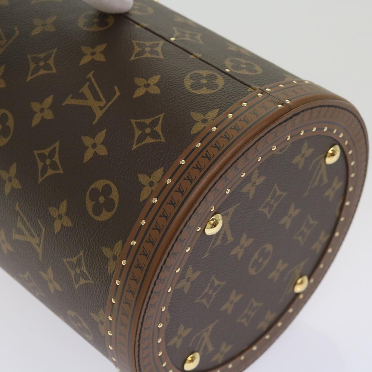 LOUIS VUITTON Monogram Vesque Cannes Hand Bag M10244 LV Auth 67472S