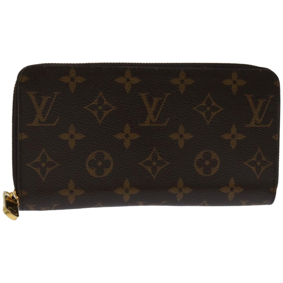 LOUIS VUITTON Monogram Zippy Wallet Long Wallet M42616 LV Auth 67502