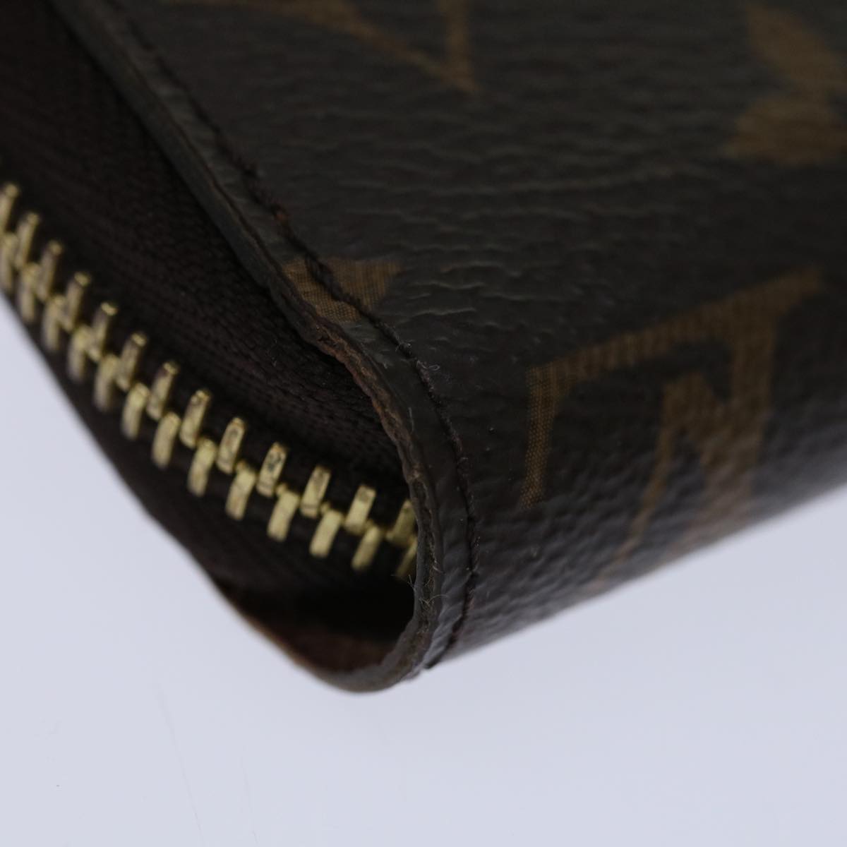 LOUIS VUITTON Monogram Zippy Wallet Long Wallet M42616 LV Auth 67502