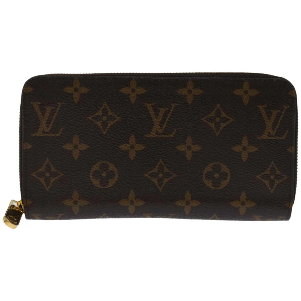 LOUIS VUITTON Monogram Zippy Wallet Long Wallet M42616 LV Auth 67502