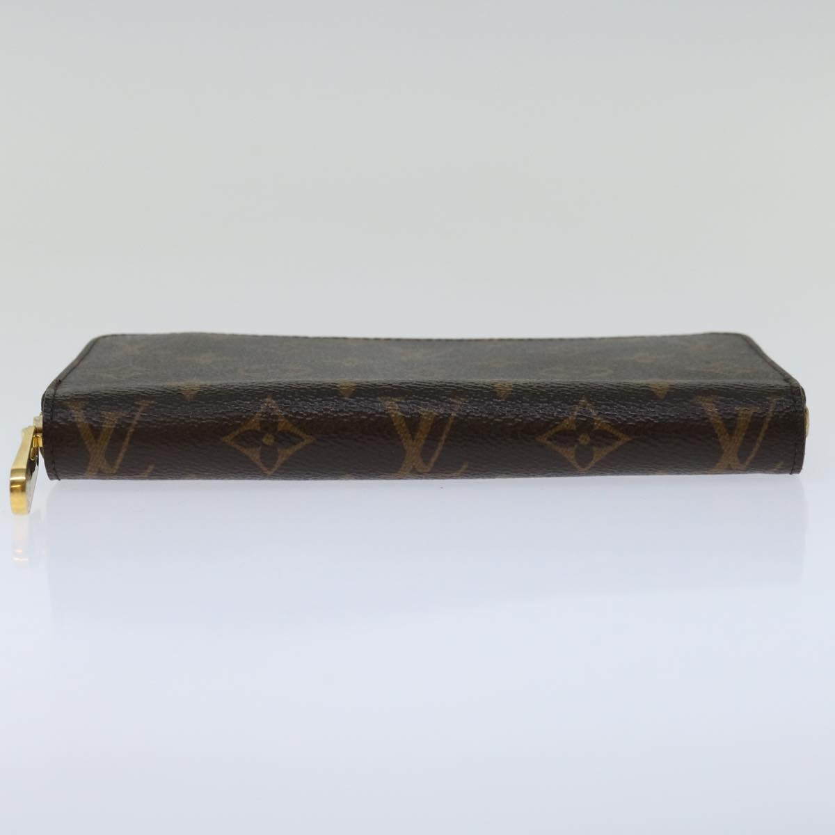 LOUIS VUITTON Monogram Zippy Wallet Long Wallet M42616 LV Auth 67502