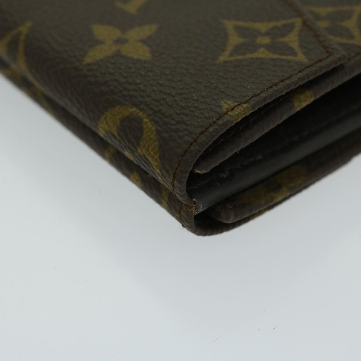 LOUIS VUITTON Monogram Porte Monnaie Billets Wallet Vintage M61660 Auth 67512