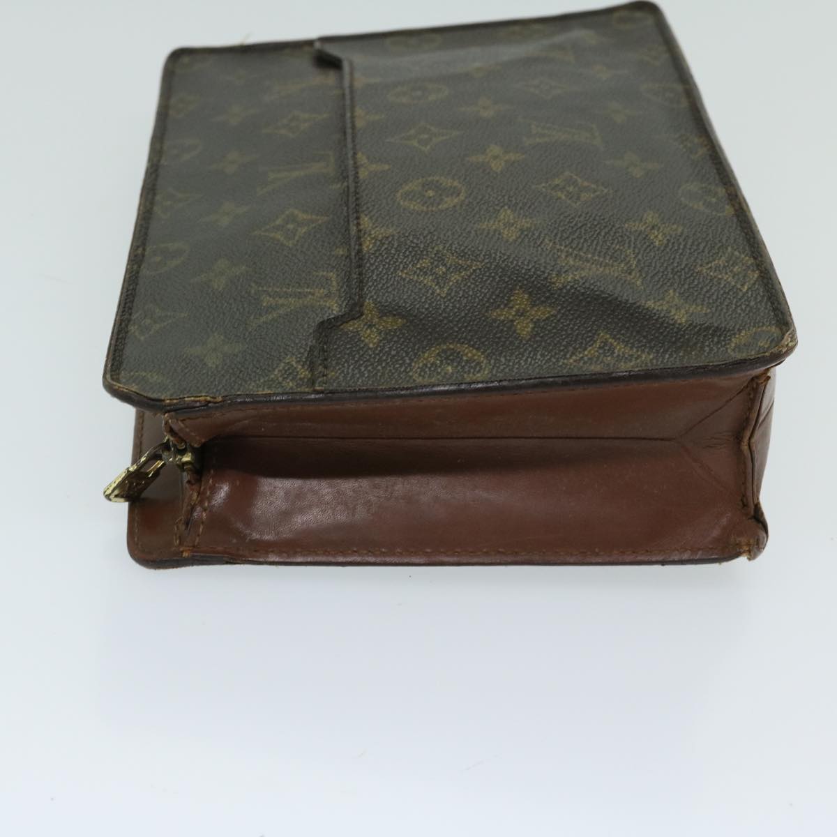 LOUIS VUITTON Monogram Pochette Homme Clutch Bag M51795 LV Auth 67523