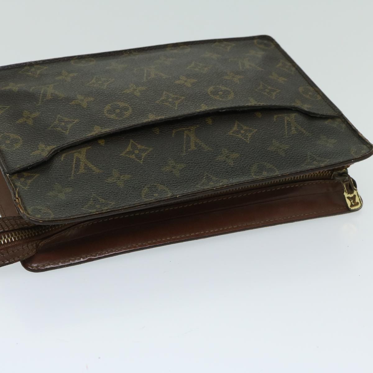 LOUIS VUITTON Monogram Pochette Homme Clutch Bag M51795 LV Auth 67523