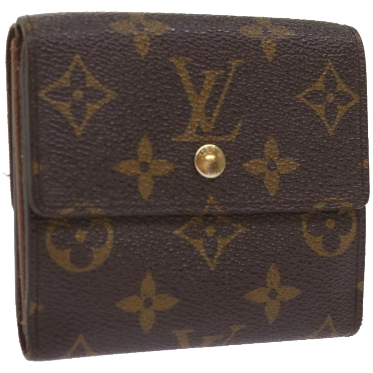 LOUIS VUITTON Monogram Portefeuille Elise Wallet M61654 LV Auth 67532