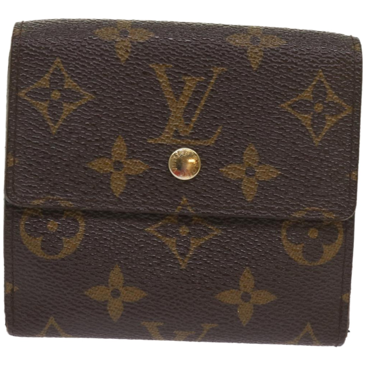 LOUIS VUITTON Monogram Portefeuille Elise Wallet M61654 LV Auth 67532