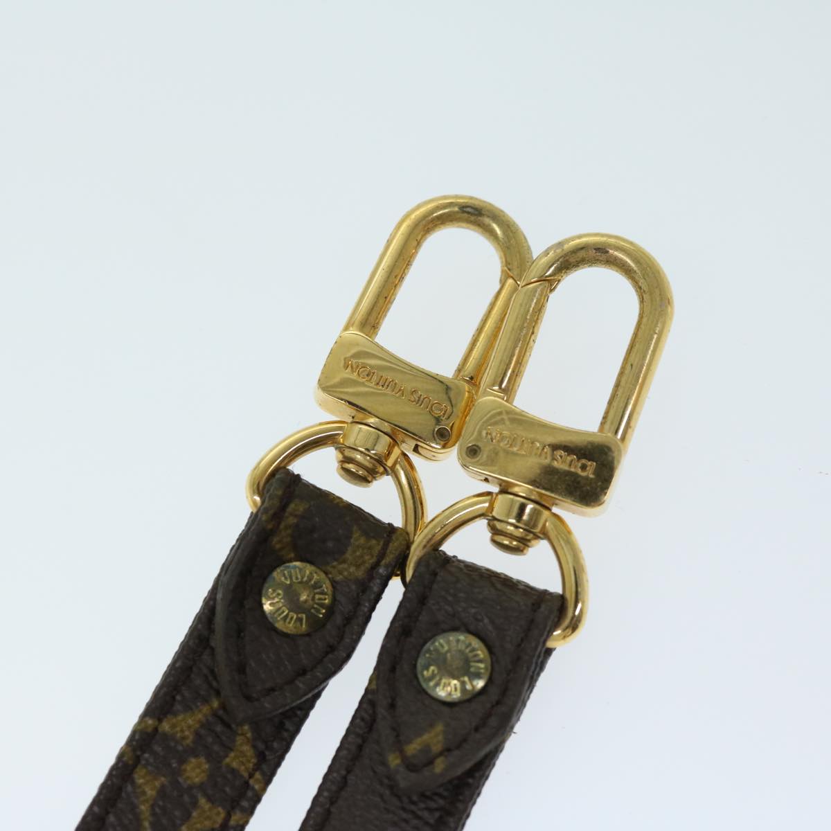 LOUIS VUITTON Monogram Shoulder Strap 44.1"" LV Auth 67547