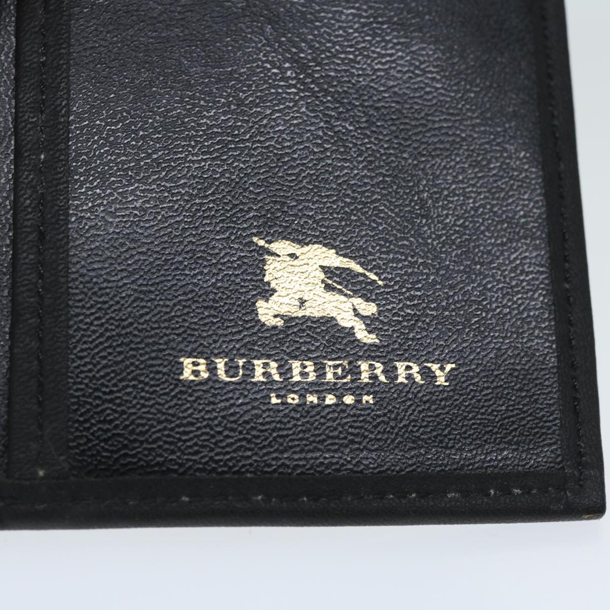 BURBERRY Nova Check Mini Day Planner Cover Canvas Beige Auth 67554