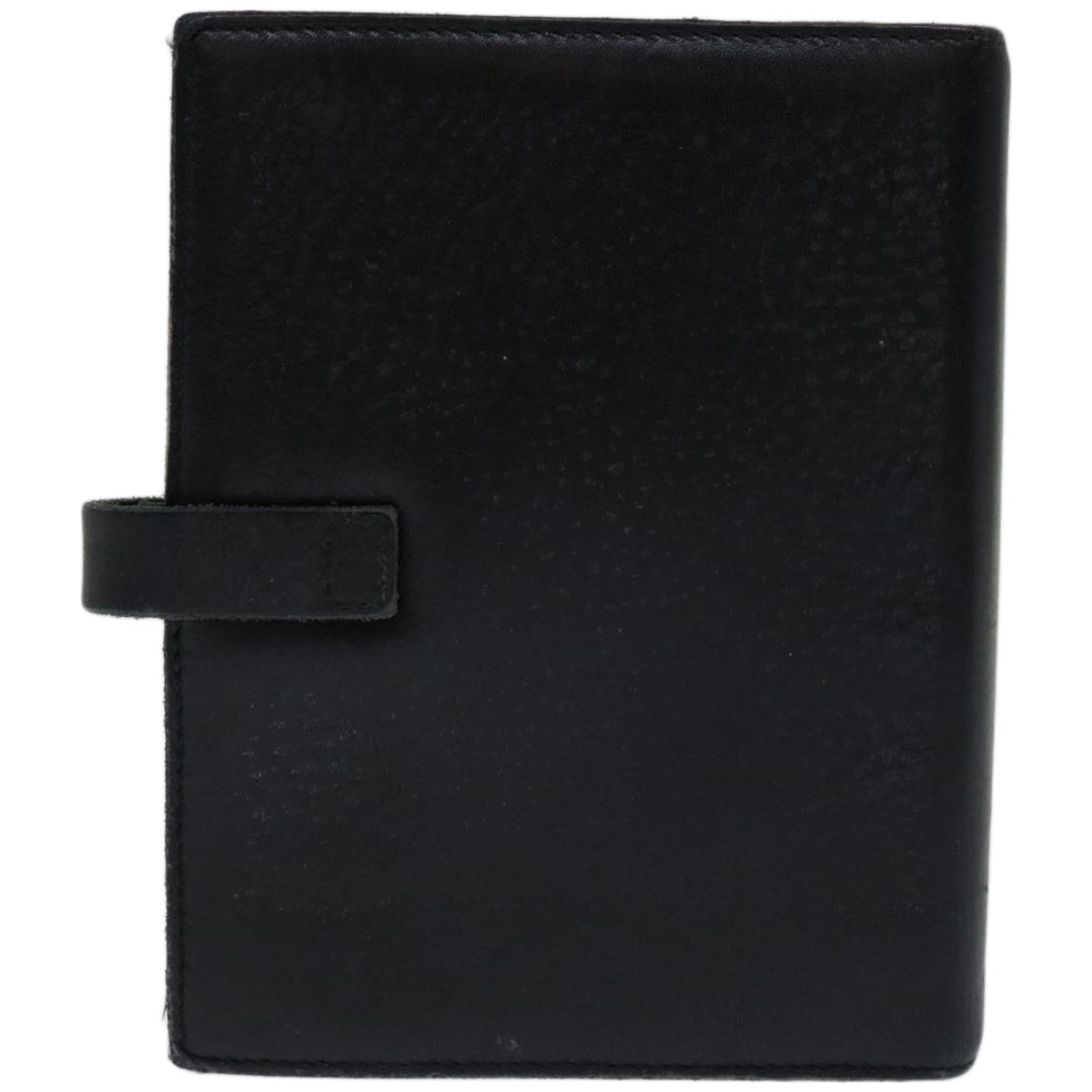 GUCCI Day Planner Cover Leather Black 031 0416 0914 Auth 67556