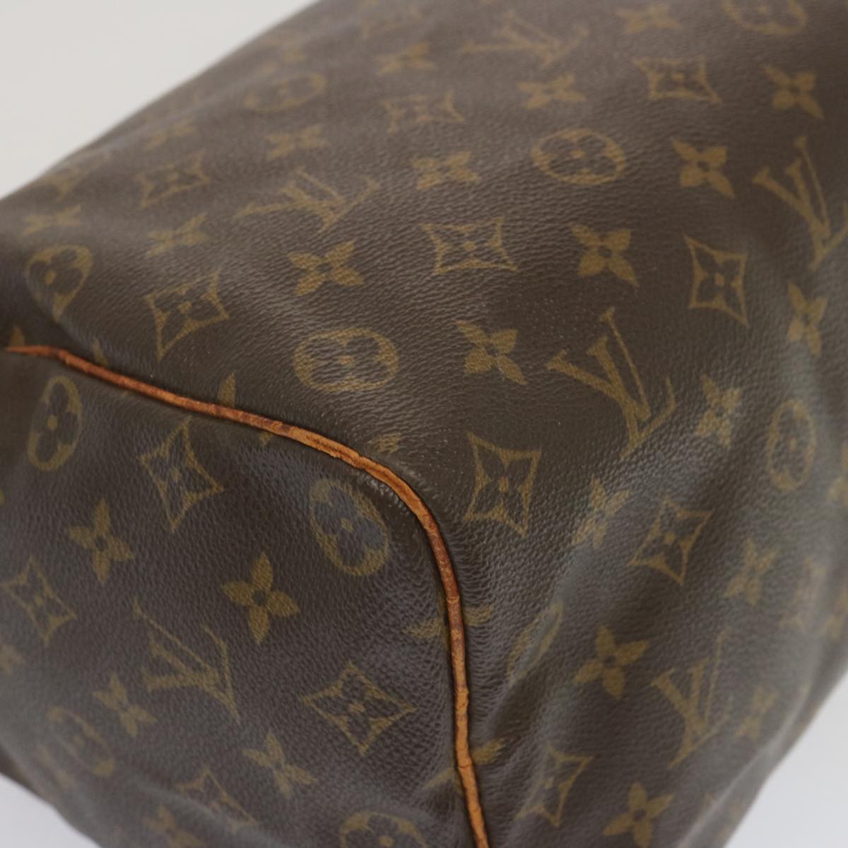 LOUIS VUITTON Monogram Speedy 35 Hand Bag M41524 LV Auth 67572