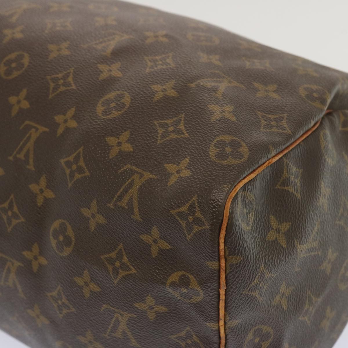 LOUIS VUITTON Monogram Speedy 35 Hand Bag M41524 LV Auth 67572