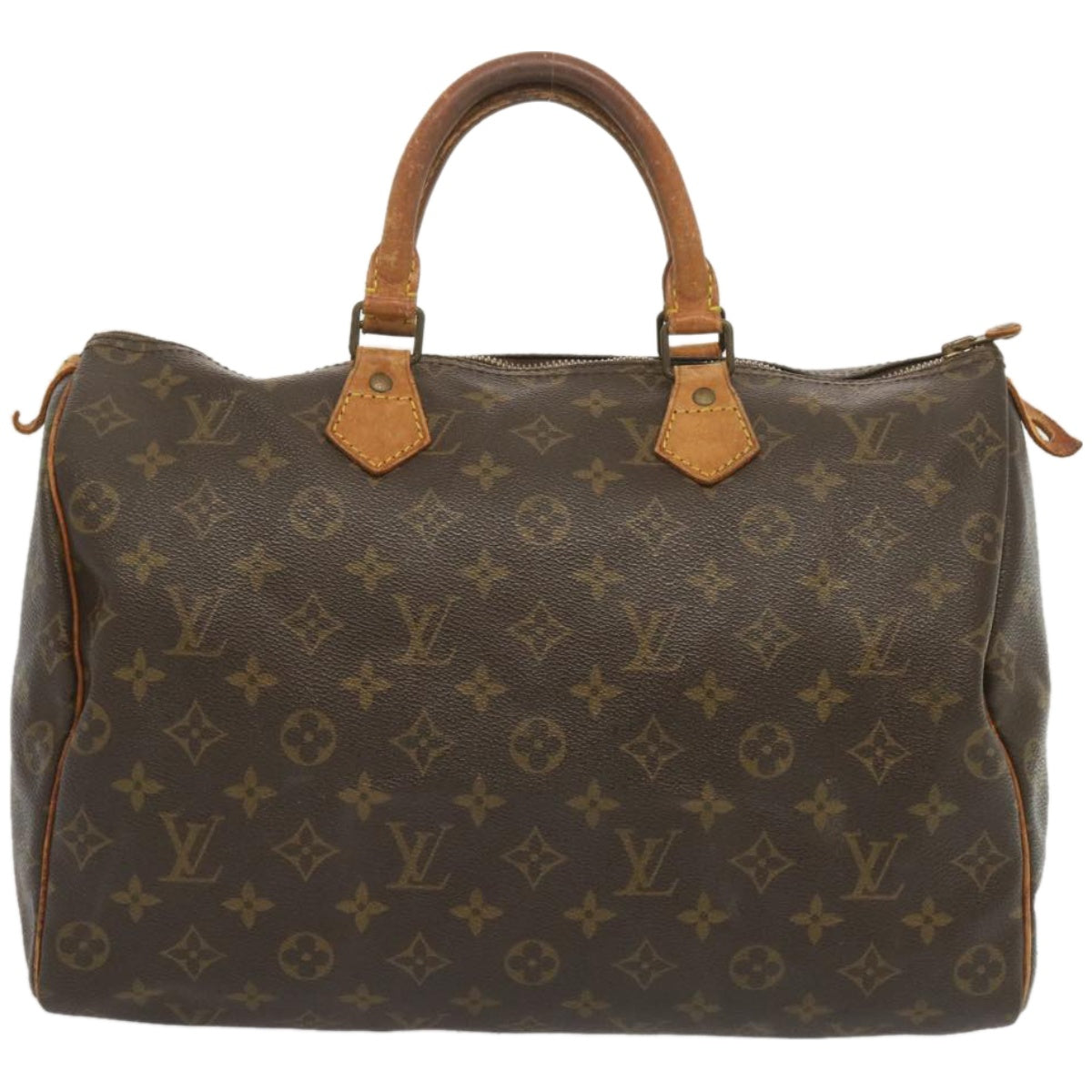 LOUIS VUITTON Monogram Speedy 35 Hand Bag M41524 LV Auth 67572