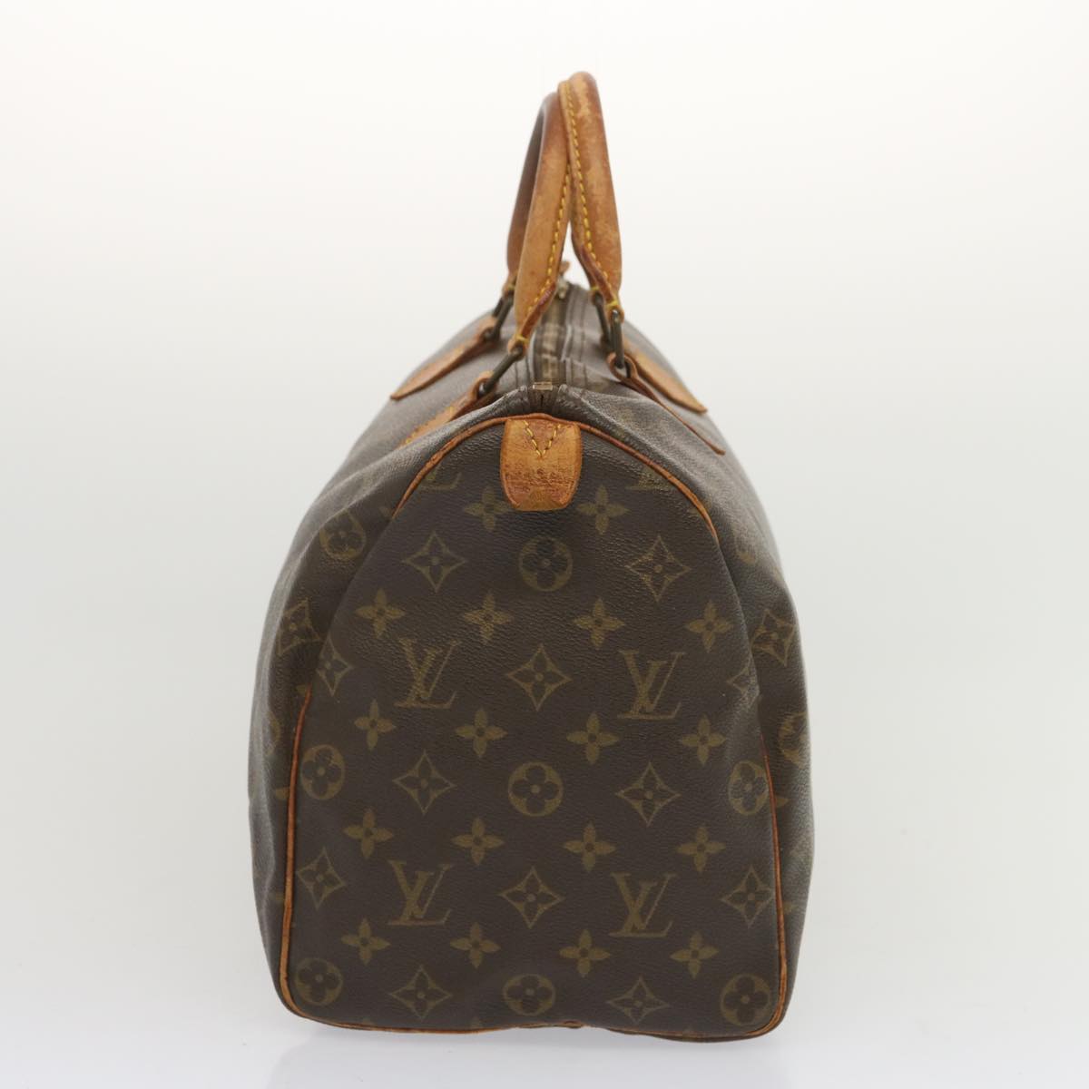 LOUIS VUITTON Monogram Speedy 35 Hand Bag M41524 LV Auth 67572