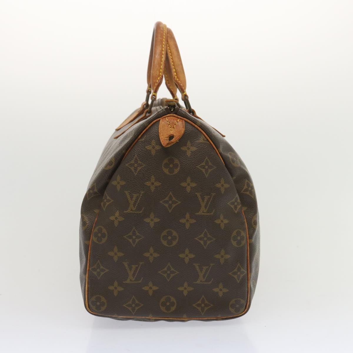 LOUIS VUITTON Monogram Speedy 35 Hand Bag M41524 LV Auth 67572