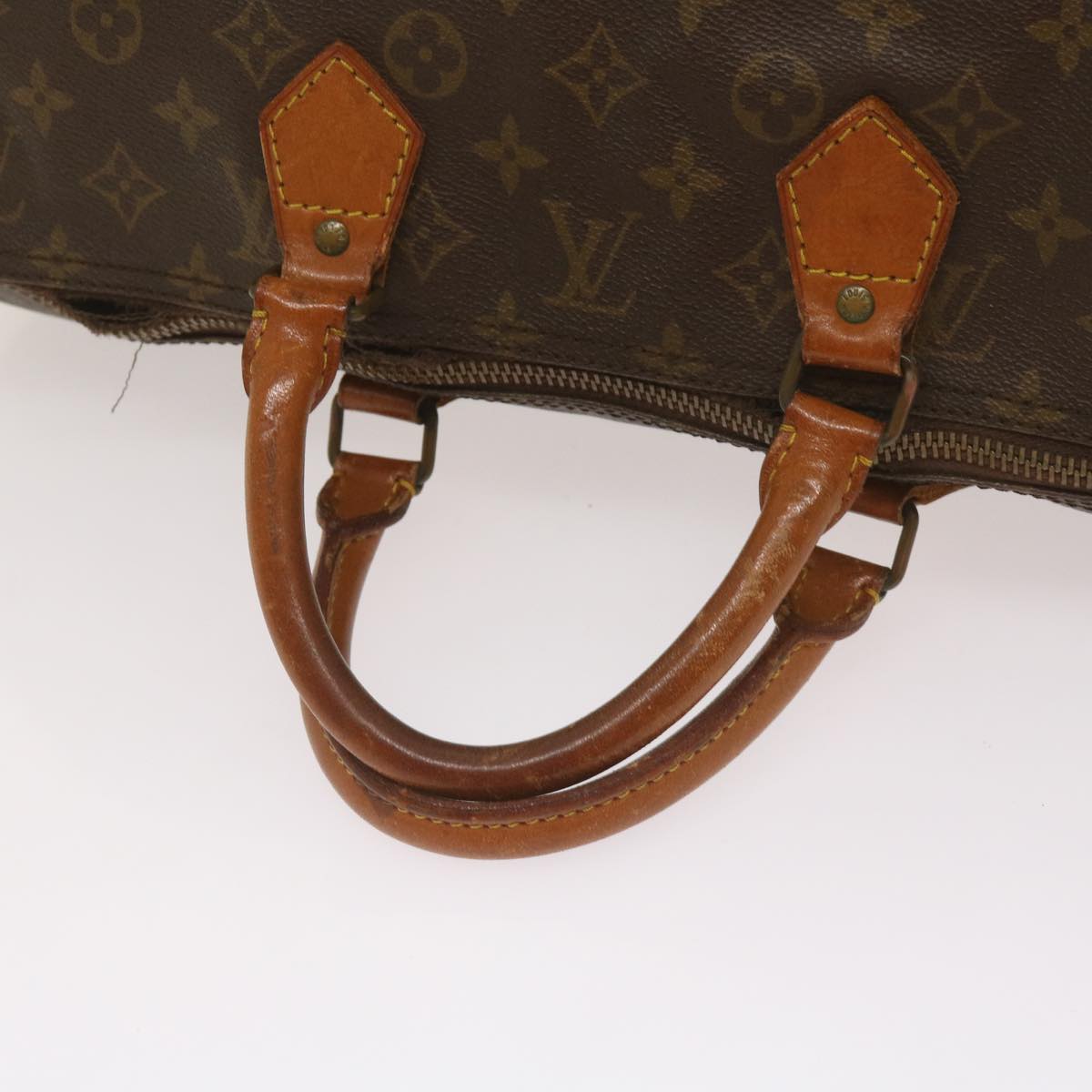 LOUIS VUITTON Monogram Speedy 40 Hand Bag M41522 LV Auth 67577