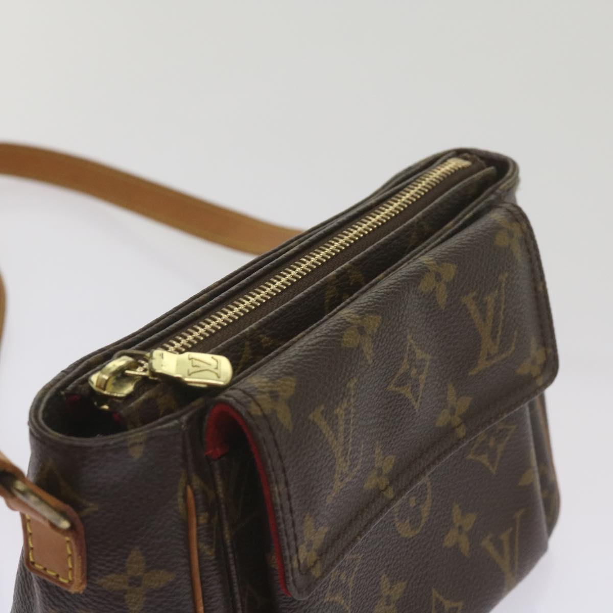 LOUIS VUITTON Monogram Viva Cite PM Shoulder Bag M51165 LV Auth 67587