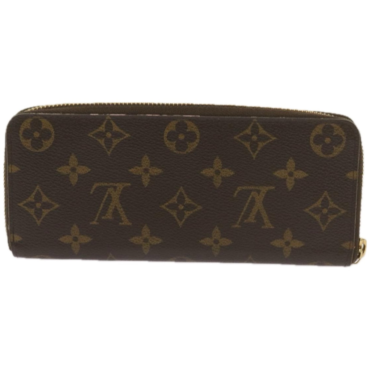 LOUIS VUITTON Monogram Portefeuille Clemence Long Wallet M60742 LV Auth 67605