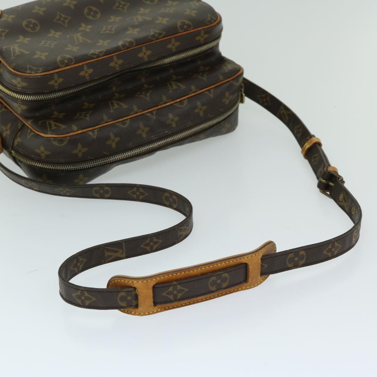 LOUIS VUITTON Monogram Nile Shoulder Bag M45244 LV Auth 67636