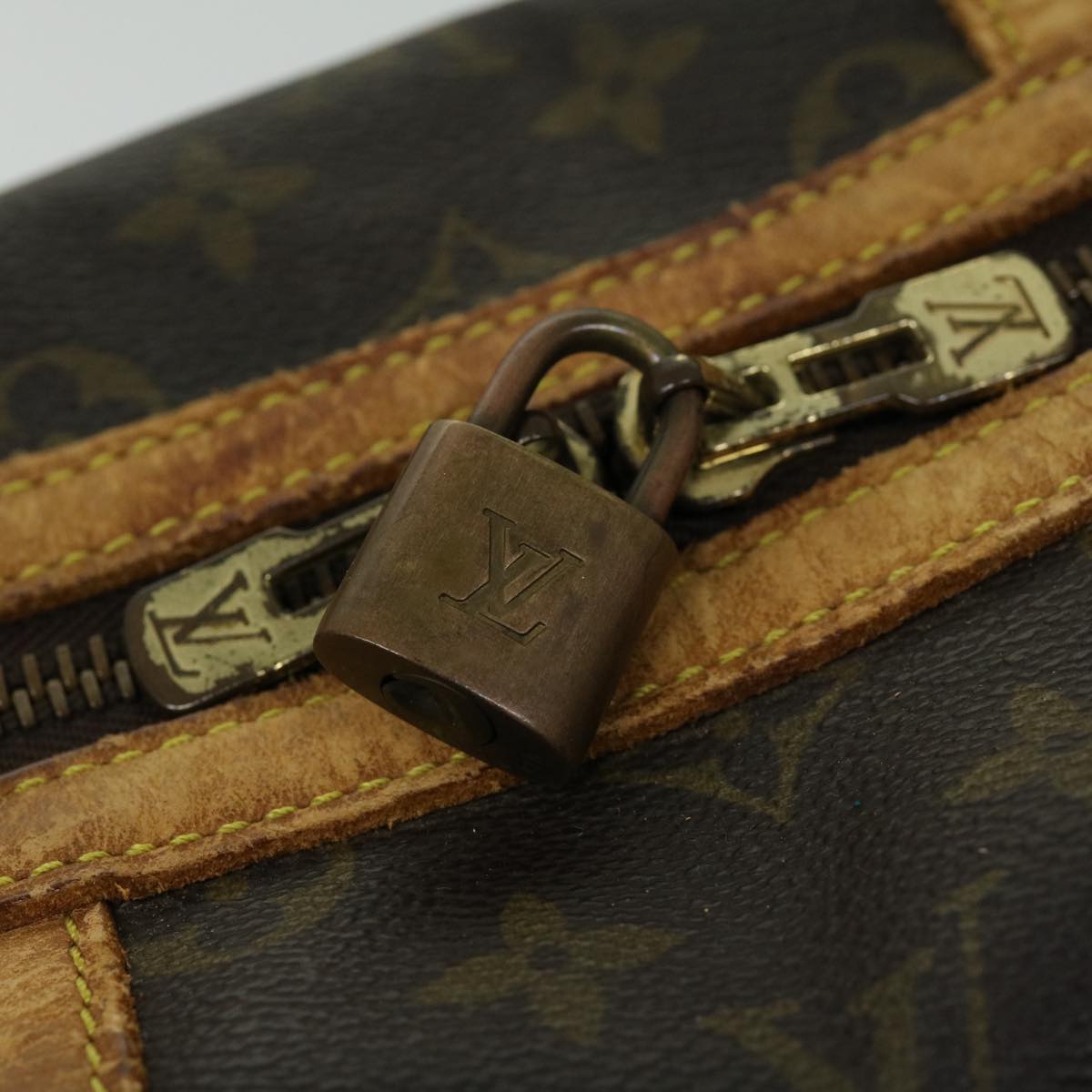 LOUIS VUITTON Monogram Sac Sports Boston Bag M41444 LV Auth 67665
