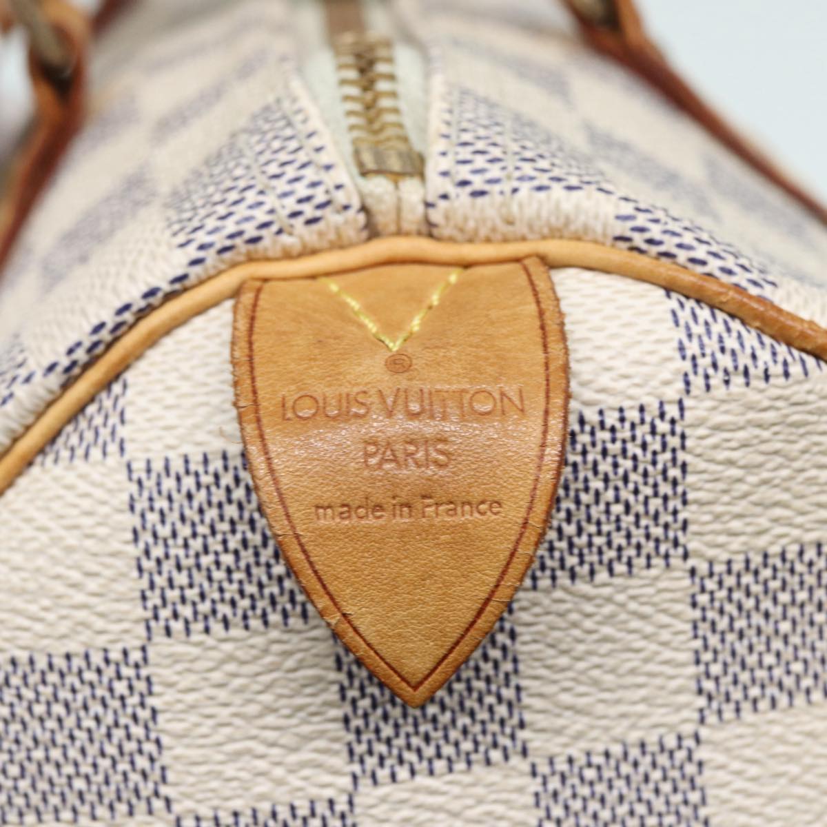 LOUIS VUITTON Damier Azur Speedy 25 Hand Bag N41534 LV Auth 67697