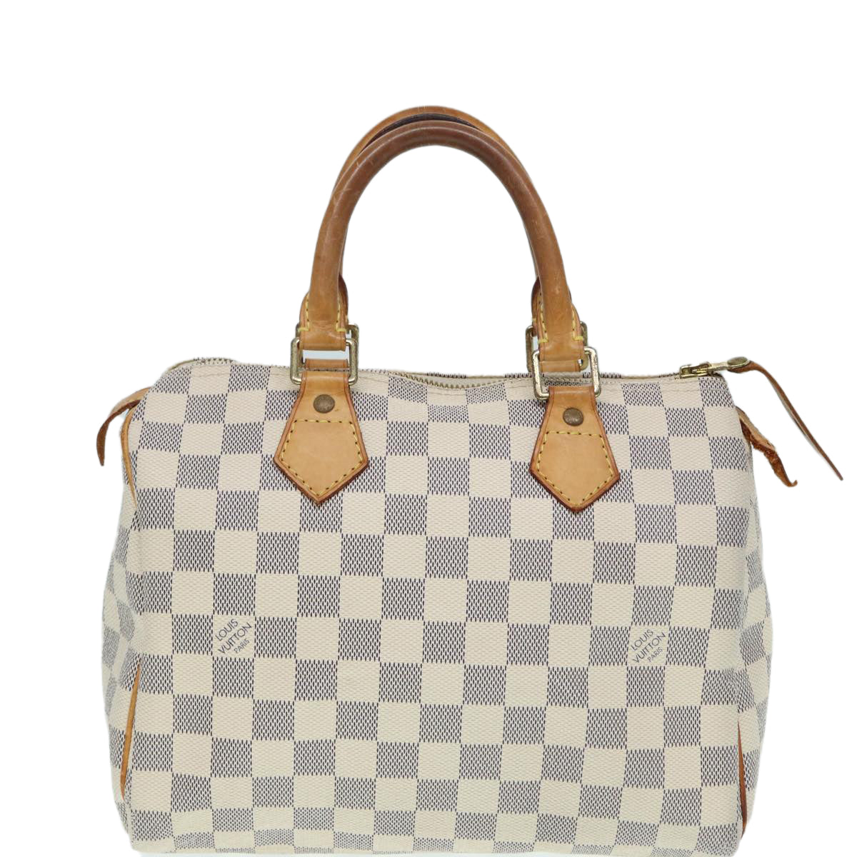 LOUIS VUITTON Damier Azur Speedy 25 Hand Bag N41534 LV Auth 67697