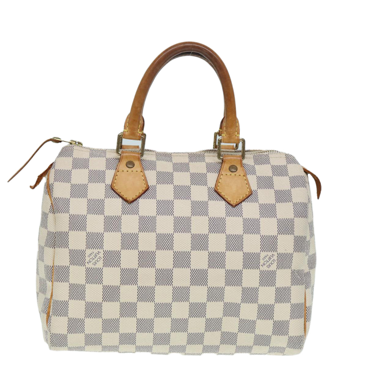 LOUIS VUITTON Damier Azur Speedy 25 Hand Bag N41534 LV Auth 67697