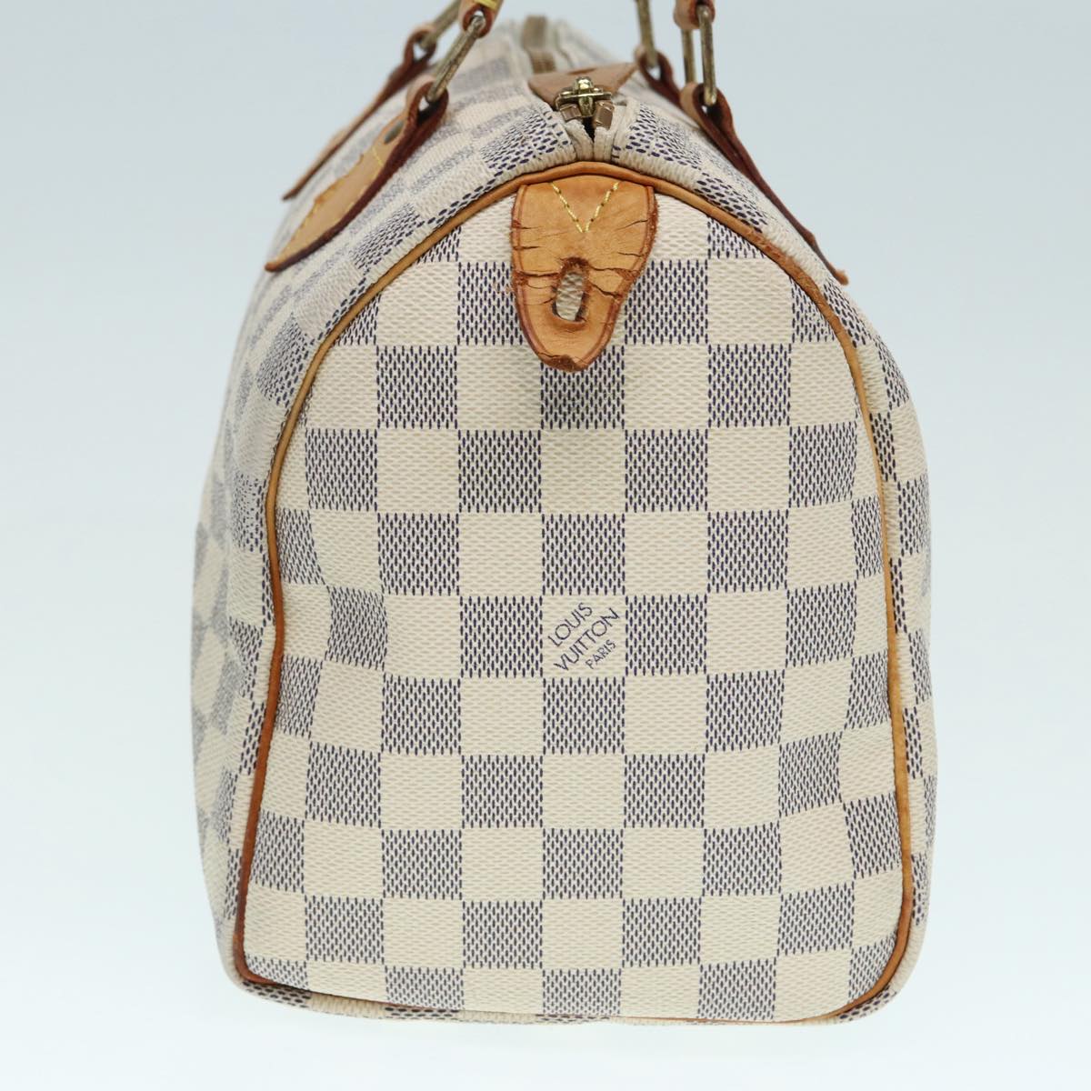 LOUIS VUITTON Damier Azur Speedy 25 Hand Bag N41534 LV Auth 67697