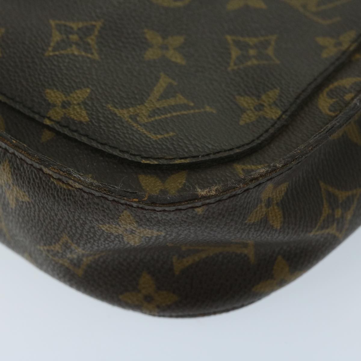 LOUIS VUITTON Monogram Saint Cloud GM Shoulder Bag M51242 LV Auth 67727