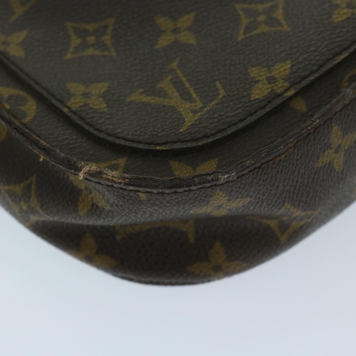 LOUIS VUITTON Monogram Saint Cloud GM Shoulder Bag M51242 LV Auth 67727