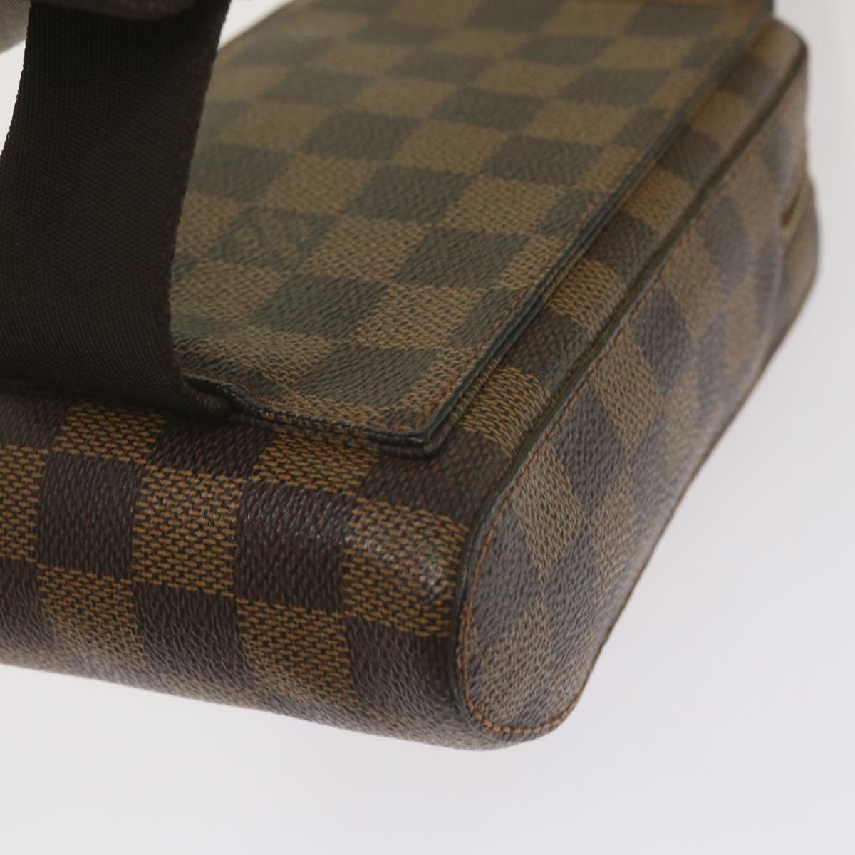 LOUIS VUITTON Damier Ebene Geronimos Shoulder Bag N51994 LV Auth 67764