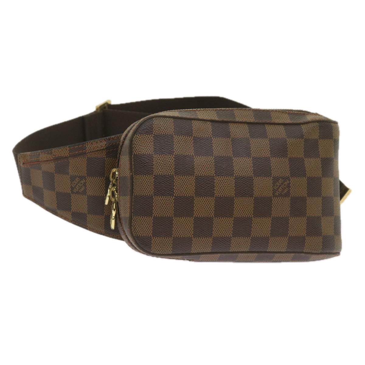 LOUIS VUITTON Damier Ebene Geronimos Shoulder Bag N51994 LV Auth 67767