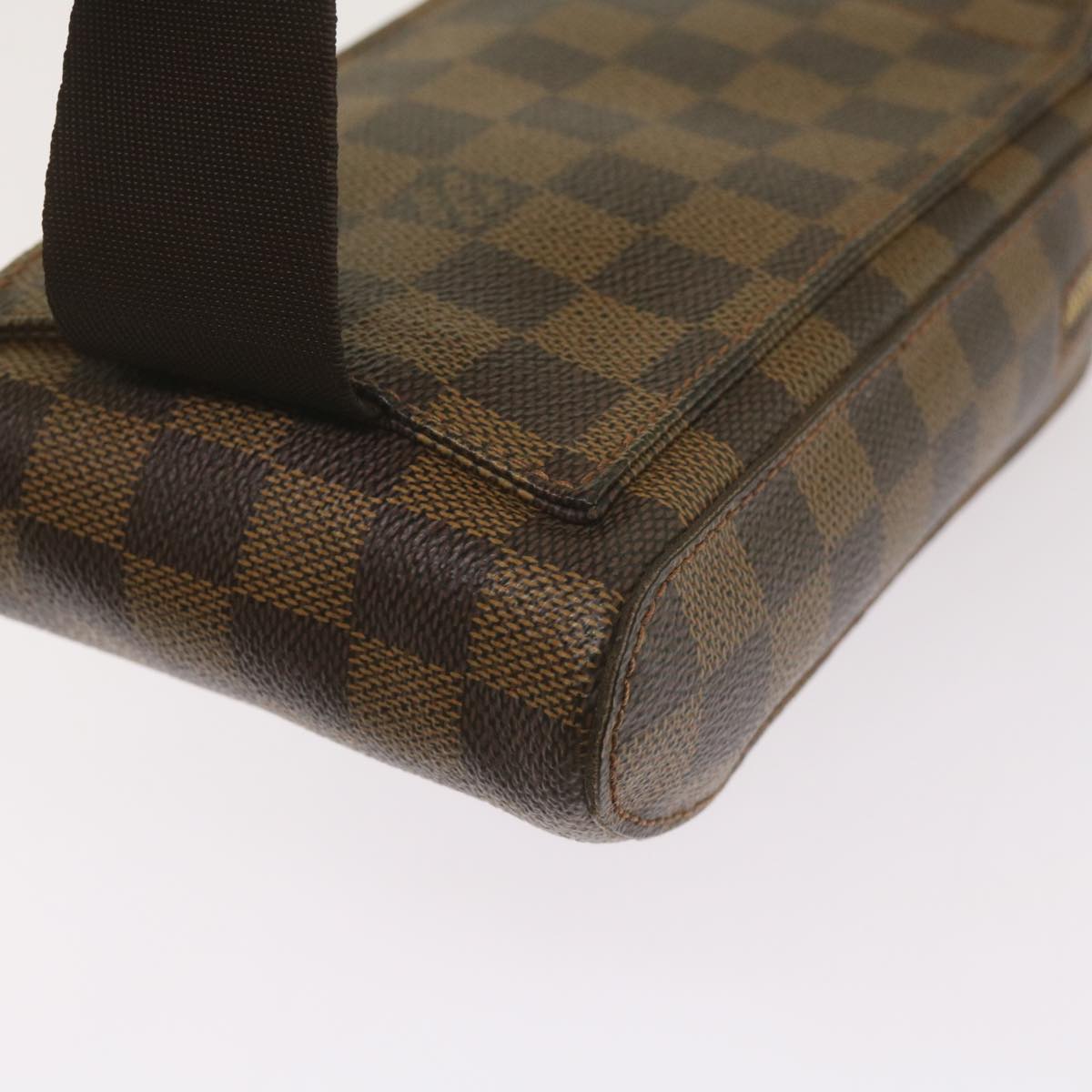 LOUIS VUITTON Damier Ebene Geronimos Shoulder Bag N51994 LV Auth 67767