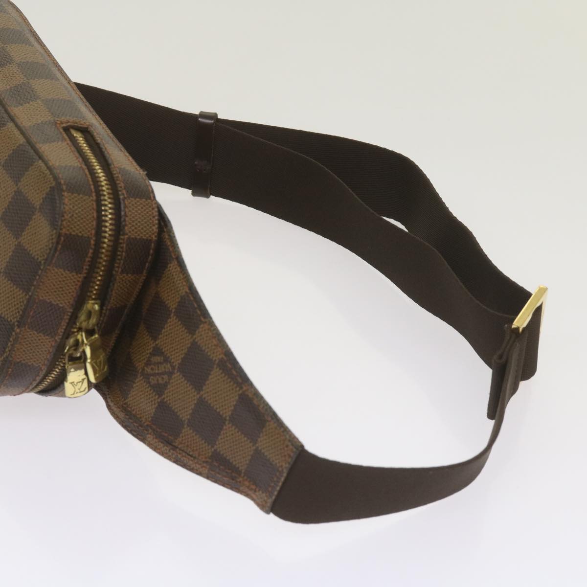 LOUIS VUITTON Damier Ebene Geronimos Shoulder Bag N51994 LV Auth 67767