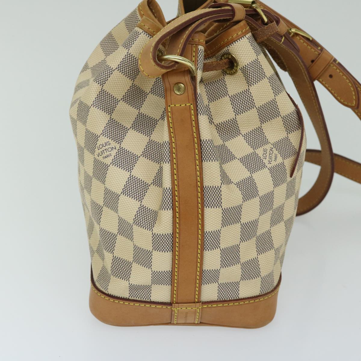 LOUIS VUITTON Damier Azur Noe BB Shoulder Bag N41220 LV Auth 67787